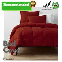Gambar Bedcover Sprei Set 200x200 Katun Polos Super King by Marvelo - Hitam dari Marvelo Bedding Kab. Sleman 5 Tokopedia