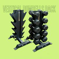 Gambar Vertical Rack Dumbell 5 Pair / Iron Dumbell / Hexa Dumbell dari The Quality Fitness Kota Administrasi Jakarta Barat 1 Tokopedia