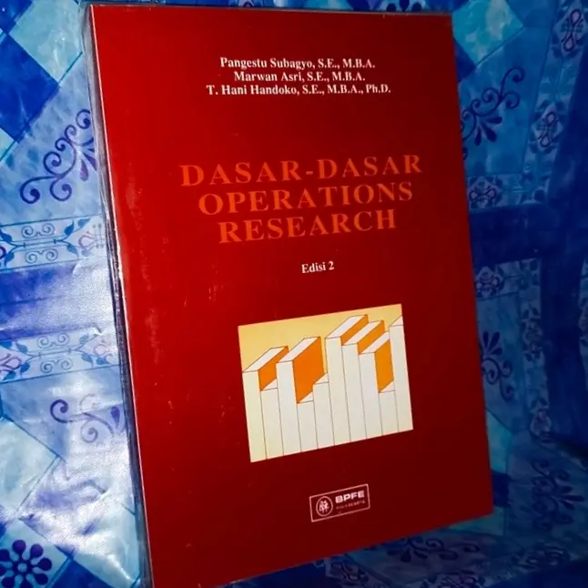 dasar-dasar operations research edisi 2.buku baru