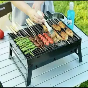 Panggangan Portable/ Alat Panggang Bbq/ Panggangan Grill-Merah