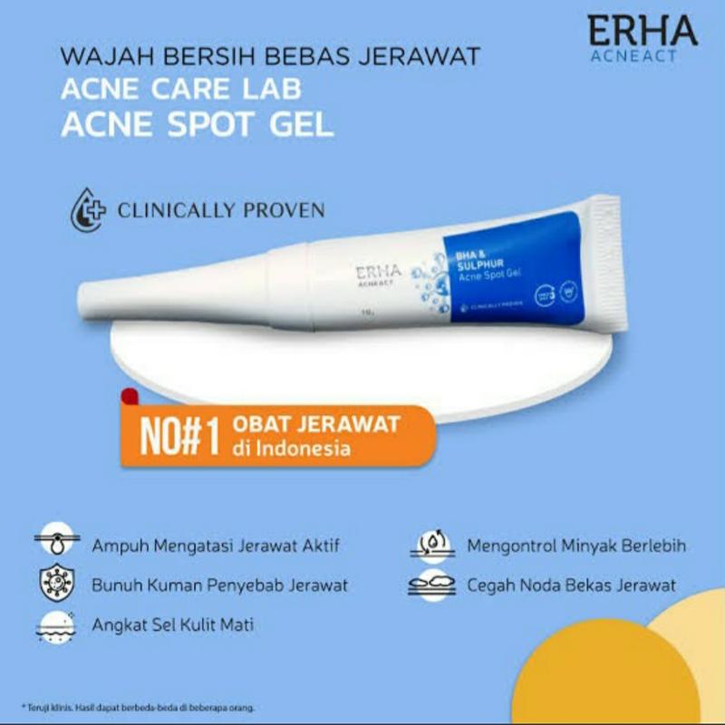 Erha Acne Spot Gel Care Lab 10g Obat Jerawat 4