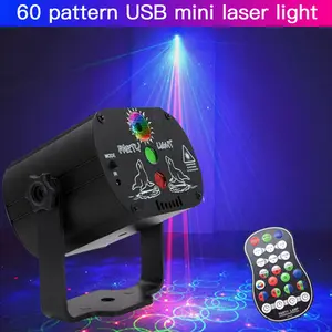 Mini LED Adjustable Stage Lighting RGB Laser Projector Disco Party