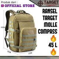 Gambar Tas Ransel Army Target Molle Compass Gunung Hiking Import Original - Hitam dari TACTICAL GEAR ID Kota Administrasi Jakarta Pusat 2 Tokopedia