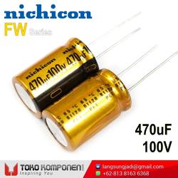Nichicon MUSE KZ UKZ1H471MHM Audio Hi-Fi Capacitor – 470uF 50V 16x35.5mm (10 Pcs)