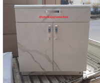 Gambar Meja Dapur 2 Pintu Marble Uk.80 x 60 cm | Lemari Dapur | MEDAN dari ANEKA JAYA MEDAN Kota Medan 2 Tokopedia