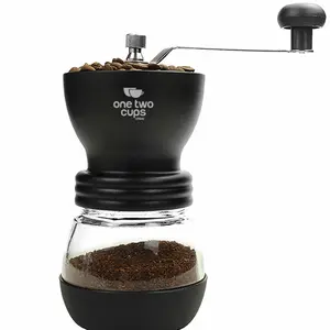 Alat Penggilingan Kopi Manual Coffee Grinder - CF4146 - Hitam - PROMO