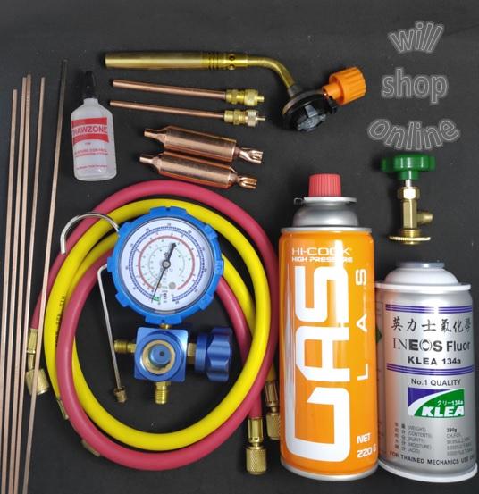 Gambar PAKET ALAT PENGISIAN FREON KULKAS R134A KOMPLIT + LAS MURAH dari willshop online Kota Administrasi Jakarta Utara 5 Tokopedia