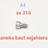 Gambar Baut L M6x10 Stainless 316 dari ANEKA BAUT SEJAHTERA Kab. Bekasi 1 Tokopedia