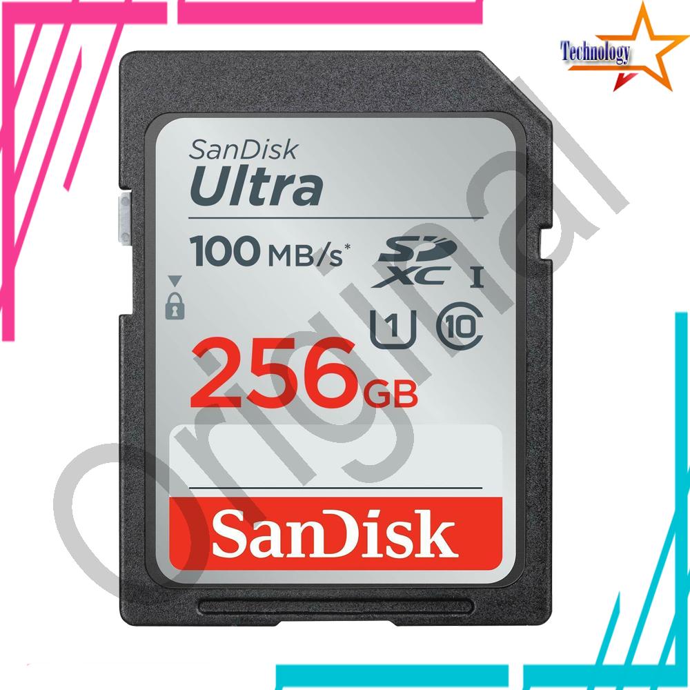 SanDisk Ultra 256GB SDXC UHS-I SD Card Speed up to 100MB/s Original