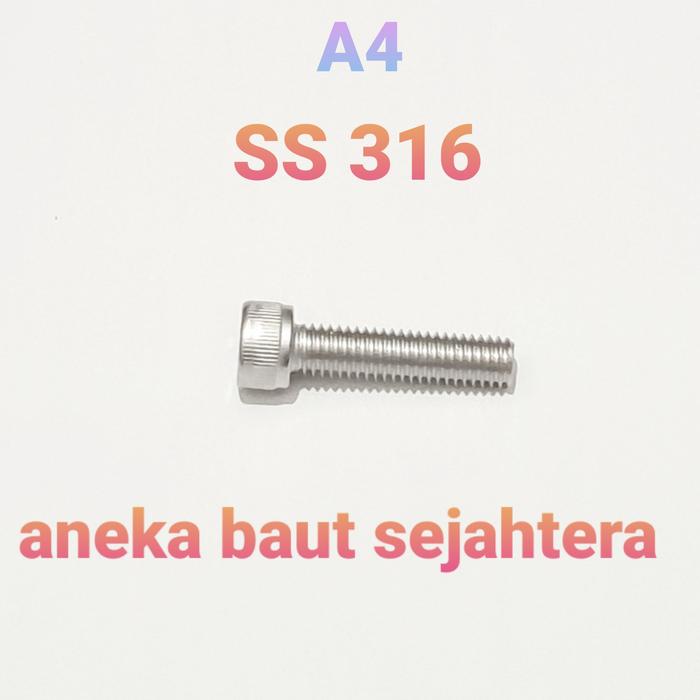 Gambar Baut L M6x30 Stainless 316 dari ANEKA BAUT SEJAHTERA Kab. Bekasi Tokopedia