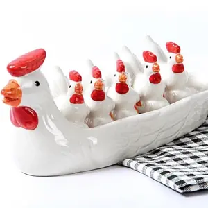 PAJANGAN TATAKAN TEMPAT SUMPIT AYAM KERAMIK IMPOR/ALAS SUMPIT UNIK