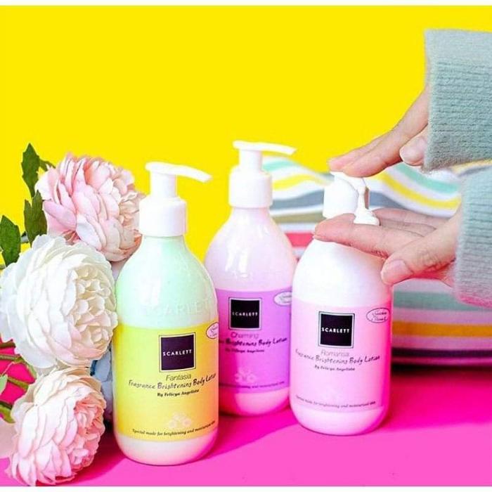 Gambar LOTION PEMUTIH BADAN SCARLETT 100% OROGINAL dari Glowris Store Kab. Bogor Tokopedia