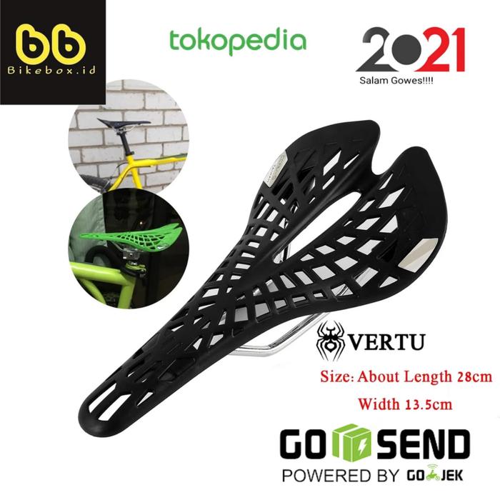 Gambar SADEL VERTU Hollow Ccavs MIRIP TIOGA SPYDER EMPUK LENTUR SADEL sepeda dari Bikebox Kota Bekasi Tokopedia