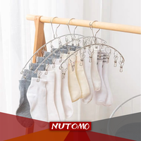 Gambar Gantungan Jemuran Baju Hanger 10 Jepit Stainless Steel - 3mm dari Nutomo Store Kota Tangerang 3 Tokopedia
