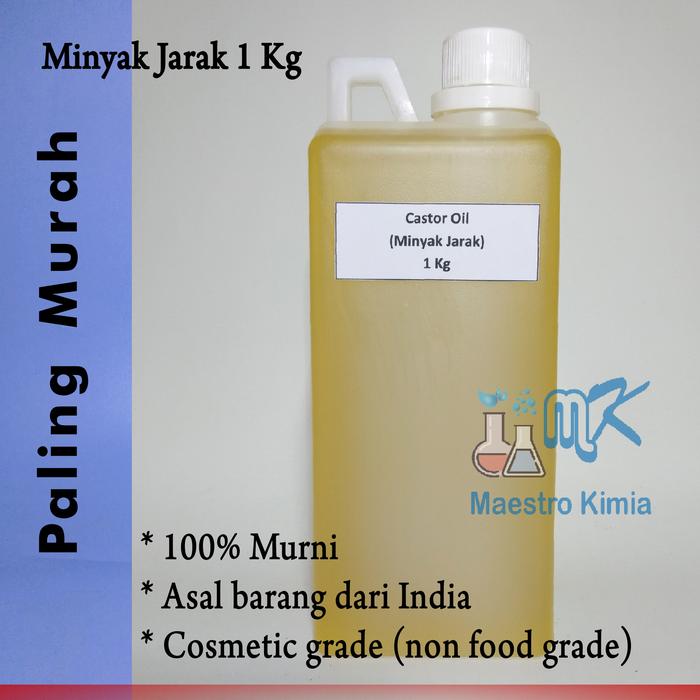 Gambar Castor Oil (Minyak Jarak) Murni |100%Pure Special Grade 1 Kg dari Maestro Kimia Kota Depok Tokopedia