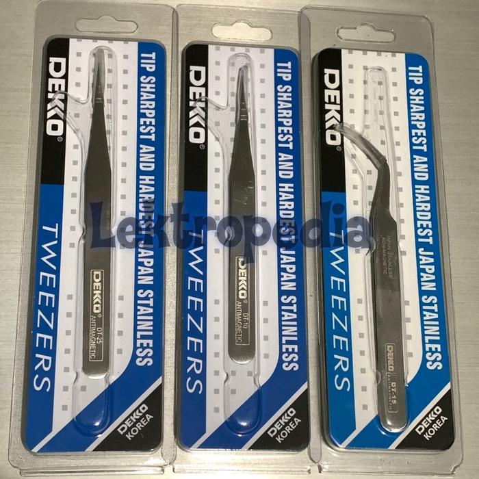 Gambar Pinset DEKKO DT25 DT10 DT-10 DT-25 Original Ori Pingset Walet dari Lektropedia Kota Semarang Tokopedia