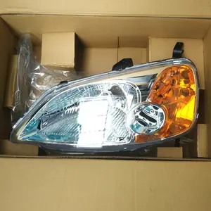 Headlamp Civic ES 2001-2003 SET Kanan Kiri Silver Chrome Crystal