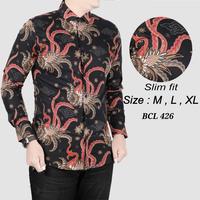 Gambar Batik pria, kemeja slimfit pria,baju batik cowok merk Odza ZL12802A dari Cemerlang Batik Kota Administrasi Jakarta Barat 1 Tokopedia