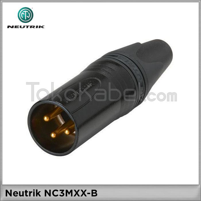 Gambar Connector XLR Male Neutrik NC3MXX-B dari tokokabel Kota Administrasi Jakarta Utara Tokopedia