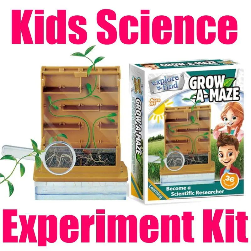 Mainan Pengetahuan Anak Import - Grow A Maze - DIY Science Kit Sains