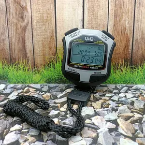 Q&Q QQ QnQ Stopwatch Digital Hitam HS45J002Y Original