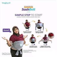 Gambar Baby Wrap 2in1 Upgrade plus Sashbelt - Instant BabyWrap Bayiku - Hitam - M dari Aurel Babyshop Kota Tangerang Selatan 3 Tokopedia