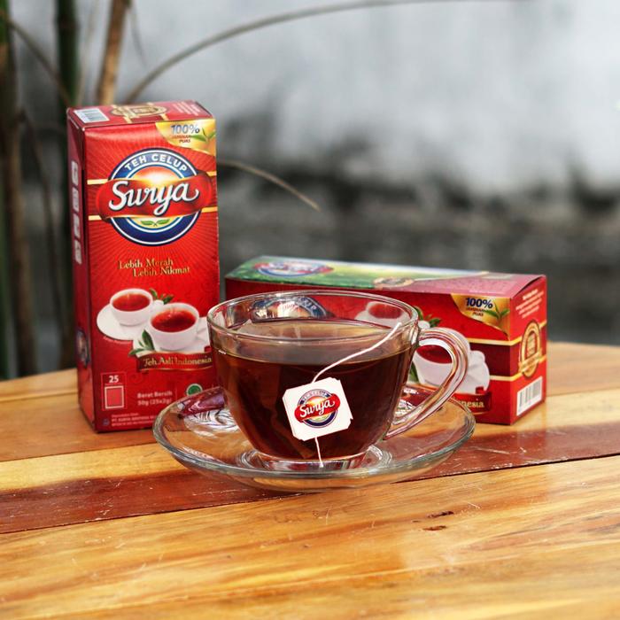 Gambar Teh Surya Celup Asli Isi 25 dari Teh Surya Kota Medan Tokopedia