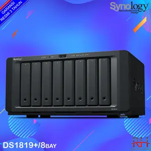 Synology DS1819+ 4GB NAS - 8Bays, Atom C3538 QC, 2,1GHz, USB, eSATA