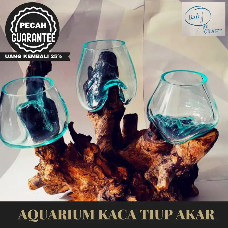AKUARIUM IKAN CUPANG 3 IN ONE SIZE XXL KAYU AKAR AQUARIUM - TINGKAT 3 2