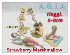 Action figure the strawberry marshmallow /toppr cake