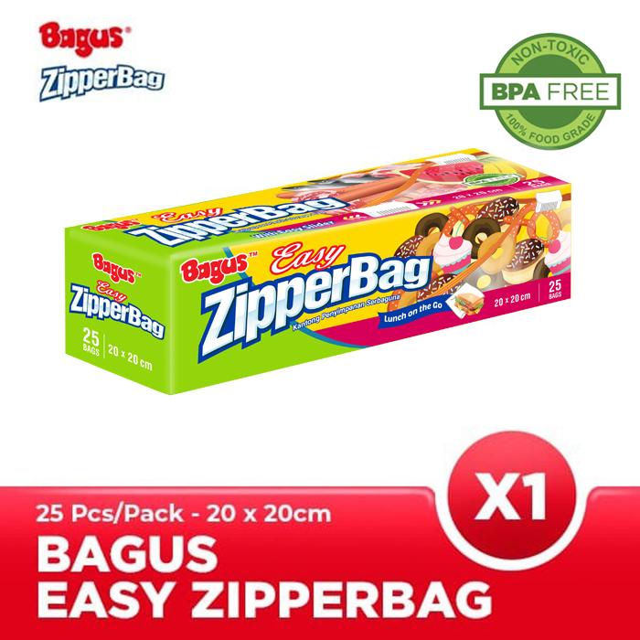 Gambar Bagus Eazy Zipperbag 25 s 20 cm x 20 cm W-21456 dari KODAKI Mall Kota Administrasi Jakarta Utara Tokopedia