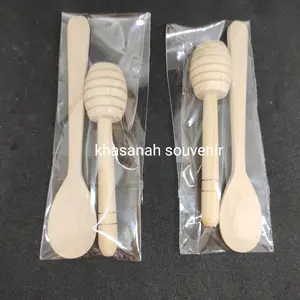 set sendok dan adukan madu kayu