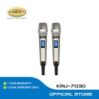 Gambar PROFESSIONAL WIRELESS MICROPHONE KREZT KRU-7030 HANDHELD dari KREZT Kota Administrasi Jakarta Barat 3 Tokopedia