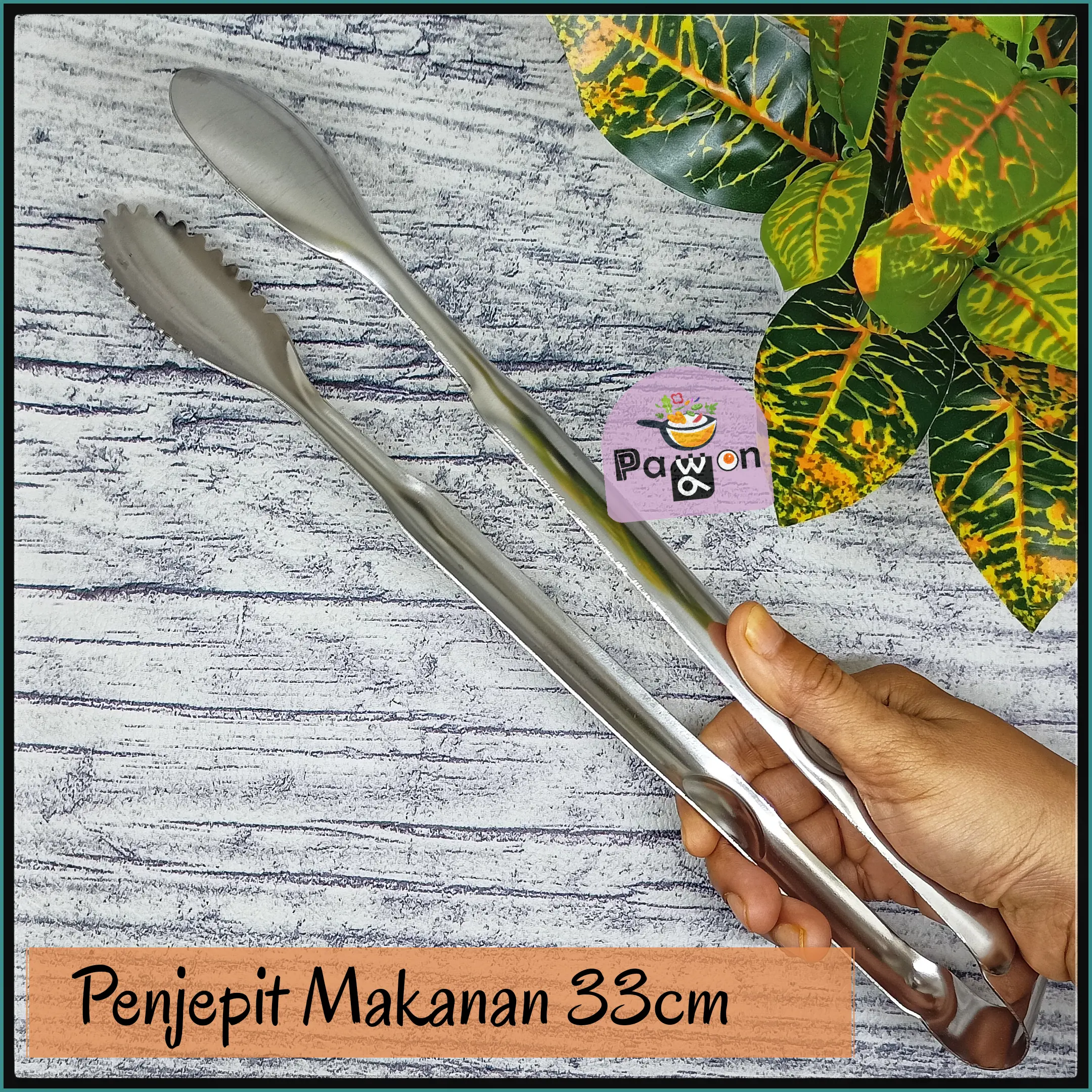 Penjepit Makanan - Capitan Stainless Tebal Panjang 33 Cm BX002-14