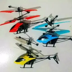 MAINAN ANAK helicopter fliying drone WHIT HAND sensor TANGAN