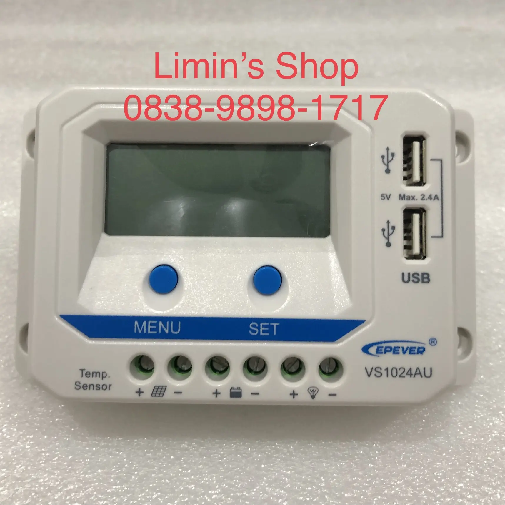 Epever VS1024AU Solar Charge Controller PWM 10A Auto 12/24V