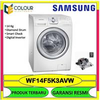Gambar SAMSUNG WF14F5K3AVW Mesin Cuci Front Loading 14 Kg | WF14 | WF14F5K3 dari Colour Elektronik Kota Tangerang 1 Tokopedia