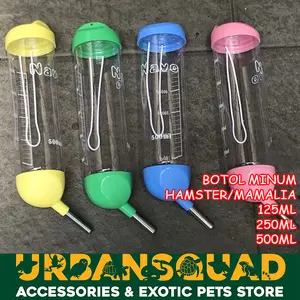 NAVO BOTOL MINUM HAMSTER KELINCI MAMALIA MARMUT SUGAR GLIDER TIKUS