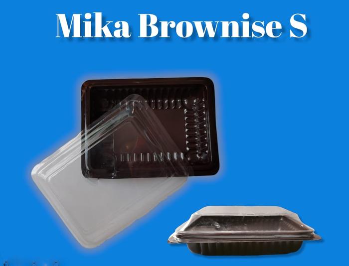Gambar 50 Pcs - Mika Brownies S / Tray Sushi Kotak Per Pack Mika Kue Box Brownies S dari Libra Pack Kota Tangerang Tokopedia