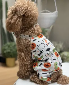 Baju anjing jumpsuit hallowen + Dasi ( bisa jadi pita )