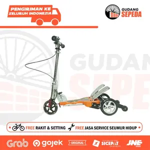(JNE) Skuter Otoped Anak Pedal Injak RMB Import Scooter Sekuter Injek