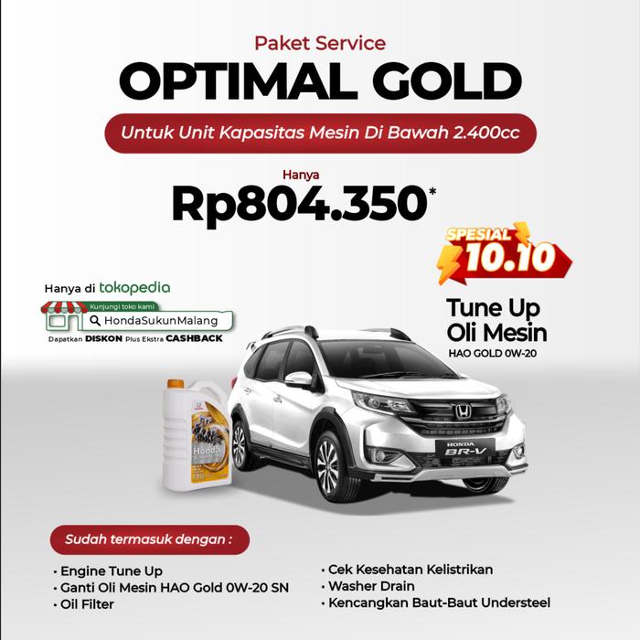 Gambar Paket Optimal Gold (Ganti Oli + Tune Up) dari Honda Sukun Malang Kota Malang Tokopedia