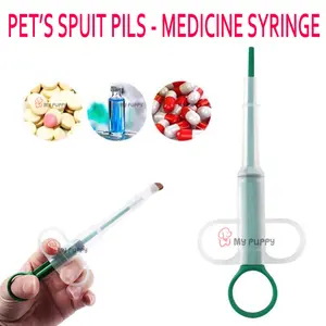 Pet medicine syringe/pelontar obat anjing/kucing/ sepetan spuit pils