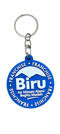 Gambar Gantungan Kunci Franchise Biru - Biru ORI dari Air Minum Biru Kota Surabaya 2 Tokopedia