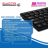 Gambar EYOTA S5500 Multimedia Keyboard Mini USB - Mini Keyboard dari Madya Computer Kab. Banyumas 2 Tokopedia