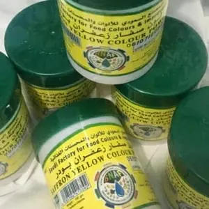 saffron yellow colour powder/pewarna makanan