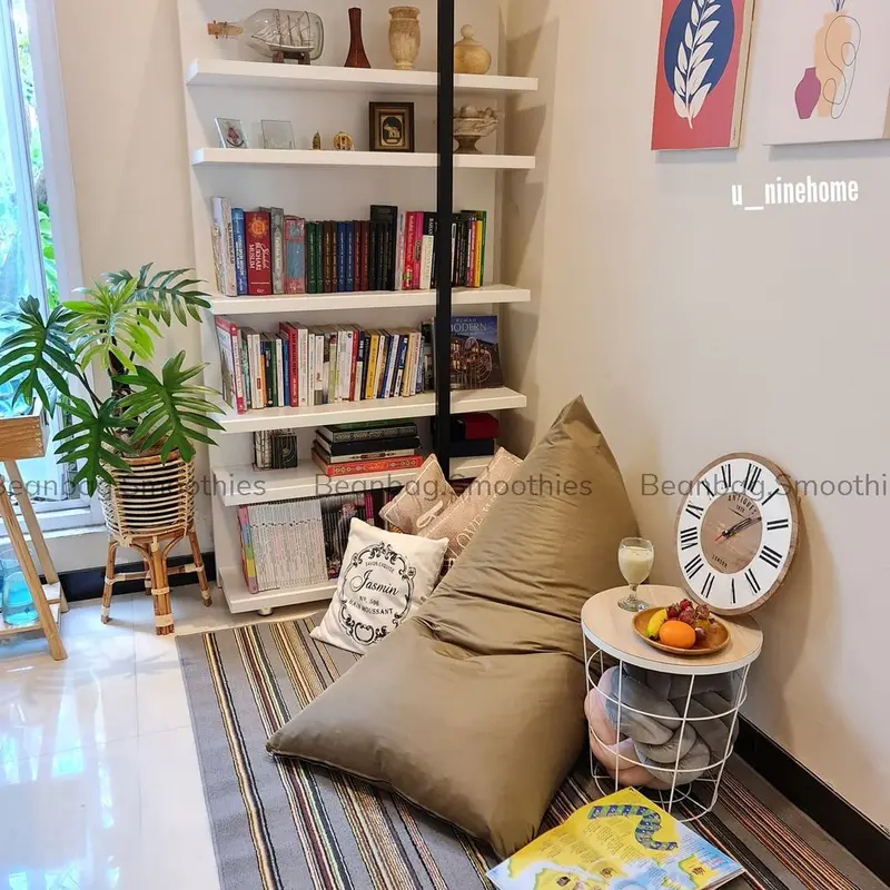 BEANBAG WATERPROFF Triangle Size Large Plus ISI | bean bag waterproof sofa 1