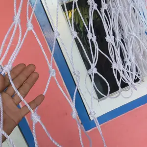 Jaring gawang futsal 2 m x 3 m lebar belakang 50cm 1 Set 3,4,5 Mili