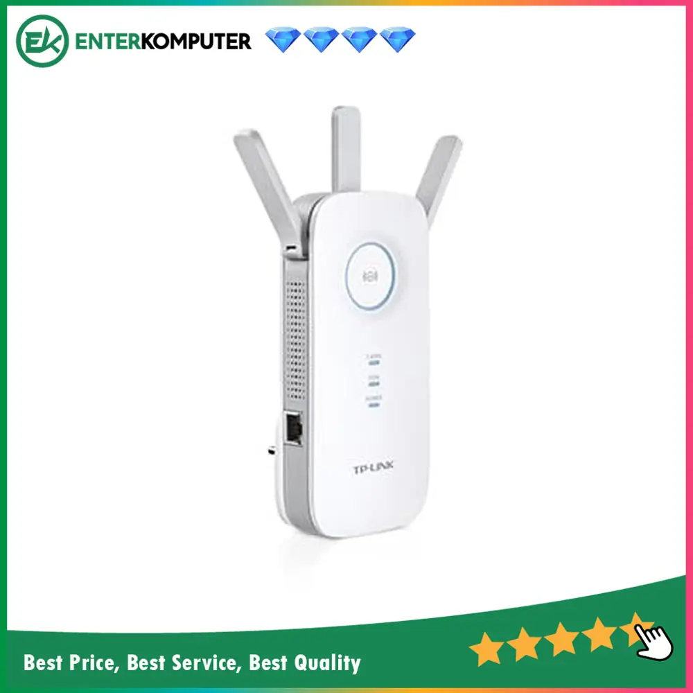 TP - Link AC1750 Dual Band Gigabit Wi-Fi Range Extender - RE450