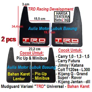 mudguard karpet lumpur trd cary futura katana jimny kijang l300 t120ss